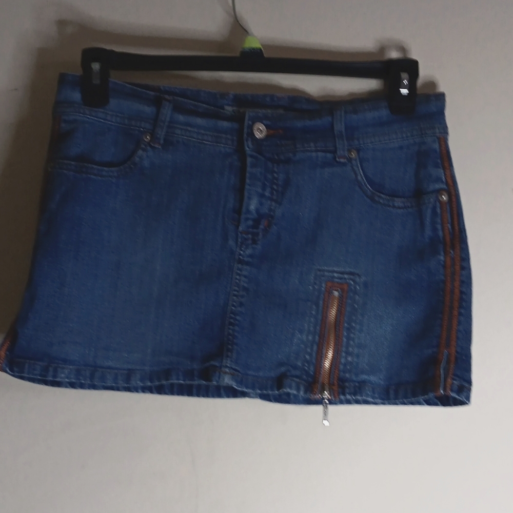 Denim Mini Skirt